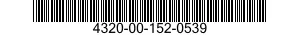 4320-00-152-0539  4320001520539 001520539
