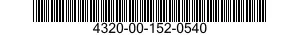 4320-00-152-0540  4320001520540 001520540