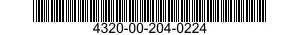 4320-00-204-0224  4320002040224 002040224