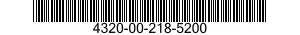 4320-00-218-5200  4320002185200 002185200