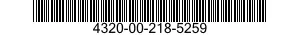 4320-00-218-5259  4320002185259 002185259