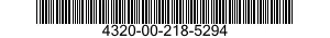 4320-00-218-5294  4320002185294 002185294