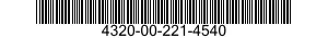 4320-00-221-4540  4320002214540 002214540