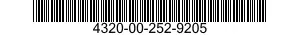 4320-00-252-9205  4320002529205 002529205