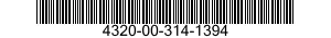 4320-00-314-1394  4320003141394 003141394