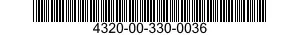 4320-00-330-0036  4320003300036 003300036