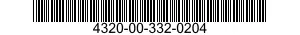 4320-00-332-0204  4320003320204 003320204