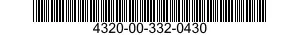 4320-00-332-0430  4320003320430 003320430