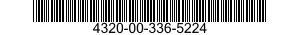4320-00-336-5224 SLEEVE,SHAFT,PUMP 4320003365224 003365224