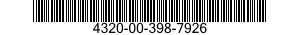 4320-00-398-7926 SLEEVE,SHAFT,PUMP 4320003987926 003987926