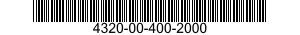 4320-00-400-2000  4320004002000 004002000
