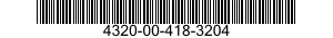 4320-00-418-3204  4320004183204 004183204