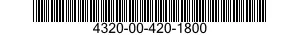 4320-00-420-1800  4320004201800 004201800