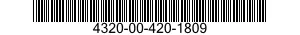 4320-00-420-1809  4320004201809 004201809