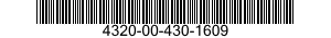 4320-00-430-1609  4320004301609 004301609