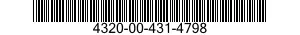 4320-00-431-4798 ROTOR,ELEMENT 4320004314798 004314798