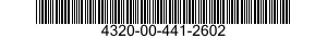 4320-00-441-2602  4320004412602 004412602
