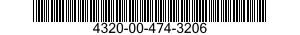 4320-00-474-3206 CYLINDER BLOCK,HYDRAULIC MOTOR-PUMP 4320004743206 004743206
