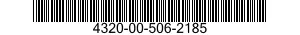 4320-00-506-2185 SLEEVE,SHAFT,PUMP 4320005062185 005062185