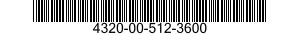 4320-00-512-3600  4320005123600 005123600