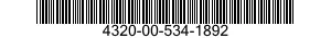 4320-00-534-1892 PUMP,RECIPROCATING 4320005341892 005341892
