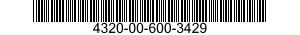4320-00-600-3429  4320006003429 006003429