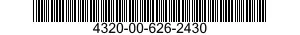 4320-00-626-2430  4320006262430 006262430