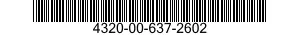 4320-00-637-2602  4320006372602 006372602