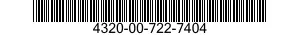 4320-00-722-7404  4320007227404 007227404