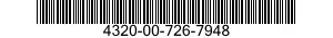 4320-00-726-7948 IMPELLER,PUMP,CENTRIFUGAL 4320007267948 007267948
