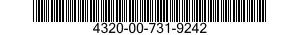 4320-00-731-9242  4320007319242 007319242