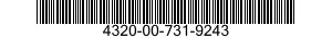 4320-00-731-9243  4320007319243 007319243