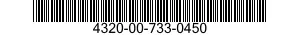 4320-00-733-0450  4320007330450 007330450