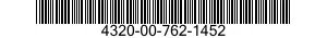 4320-00-762-1452  4320007621452 007621452