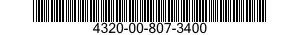 4320-00-807-3400 SLEEVE,SHAFT,PUMP 4320008073400 008073400