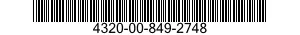 4320-00-849-2748 SHOE THRUST,PUMP 4320008492748 008492748