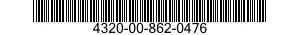 4320-00-862-0476  4320008620476 008620476