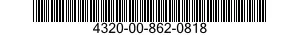 4320-00-862-0818  4320008620818 008620818