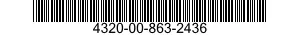4320-00-863-2436  4320008632436 008632436