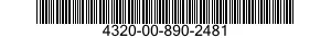 4320-00-890-2481 MOTOR,HYDRAULIC 4320008902481 008902481