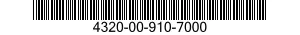 4320-00-910-7000 SHOE SET,THRUST 4320009107000 009107000