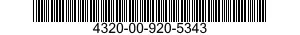 4320-00-920-5343  4320009205343 009205343