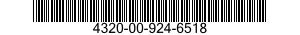 4320-00-924-6518 GEAR ROTOR SET,ROTARY PUMP 4320009246518 009246518