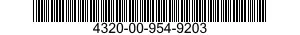 4320-00-954-9203  4320009549203 009549203