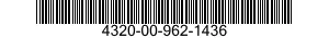 4320-00-962-1436  4320009621436 009621436