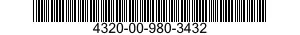 4320-00-980-3432 LABYRINTH ASSEMBLY 4320009803432 009803432