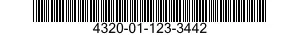 4320-01-123-3442 FLOW PLATE AND PIN 4320011233442 011233442
