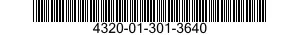 4320-01-301-3640 MOTOR,HYDRAULIC 4320013013640 013013640