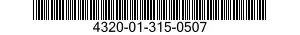 4320-01-315-0507 VANE,PUMP,ROTARY 4320013150507 013150507