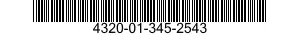 4320-01-345-2543 SLEEVE,SHAFT,PUMP 4320013452543 013452543